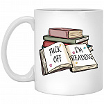 Reading Mug, White, 11 oz. White Mug