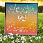 8P. My sunshine Interlocking Hearts Necklace 7