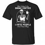 Coffee Shirt, Black, Unisex T-Shirt