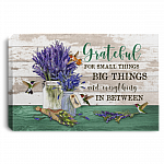 Hummingbird Grateful For Small Things Big Things and Everything in Between Framed Canvas - Unframed Poster, White, 0.75'' Framed Canvas Hummingbird Grateful For Small Things Big Things and Everything in Between Framed Canvas - Unframed Poster, White, 0.75'' Framed Canvas