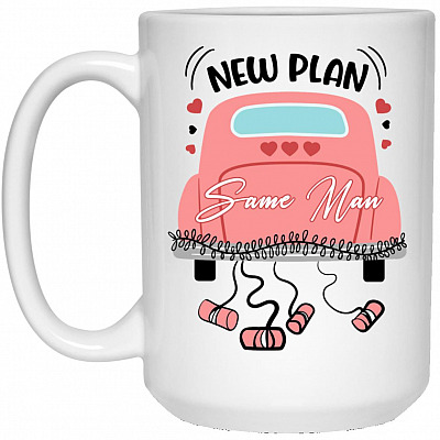 15 oz. White Mug