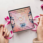 3HP. Happy Birthday Social Distance Message Card (3) Interlocking Hearts Necklace 5