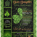 Dear Daughter More Blanket, White, Cozy Plush Fleece Blanket - 50x60