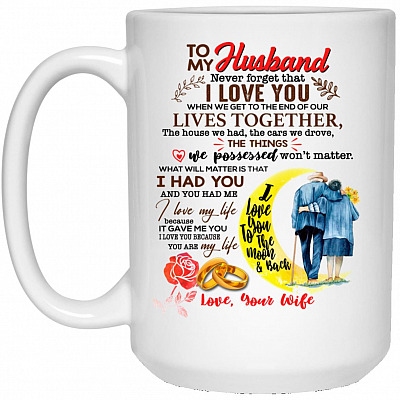 15 oz. White Mug