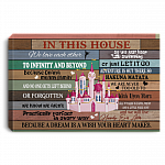 In This House We Love Each Other To Infinity And Beyond Wrapped Framed Canvas Prints - Unframed Poster, White, 0.75'' Framed Canvas In This House We Love Each Other To Infinity And Beyond Wrapped Framed Canvas Prints - Unframed Poster, White, 0.75'' Framed Canvas