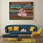 4VT. In This House We Love Each Other canvas mockup