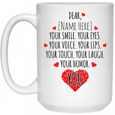 15 oz. White Mug