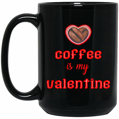 15 oz. Black Mug