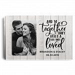 Personalized Photo And So Together They Built A Life They Loved Framed Canvas - Unframed Poster, White, 0.75'' Framed Canvas Personalized Photo And So Together They Built A Life They Loved Framed Canvas - Unframed Poster, White, 0.75'' Framed Canvas