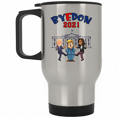 14 oz. Silver Travel Mug