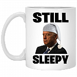 Joe Biden Still Sleepy Funny Political Ceramic Coffee Mug - Beer Stein - Water Bottle - Color Changing Mug, White, 11 oz. White Mug