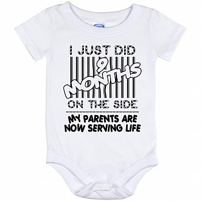 IO12M Baby Onesie 12 Month, White, Baby Onesie - 12 Month