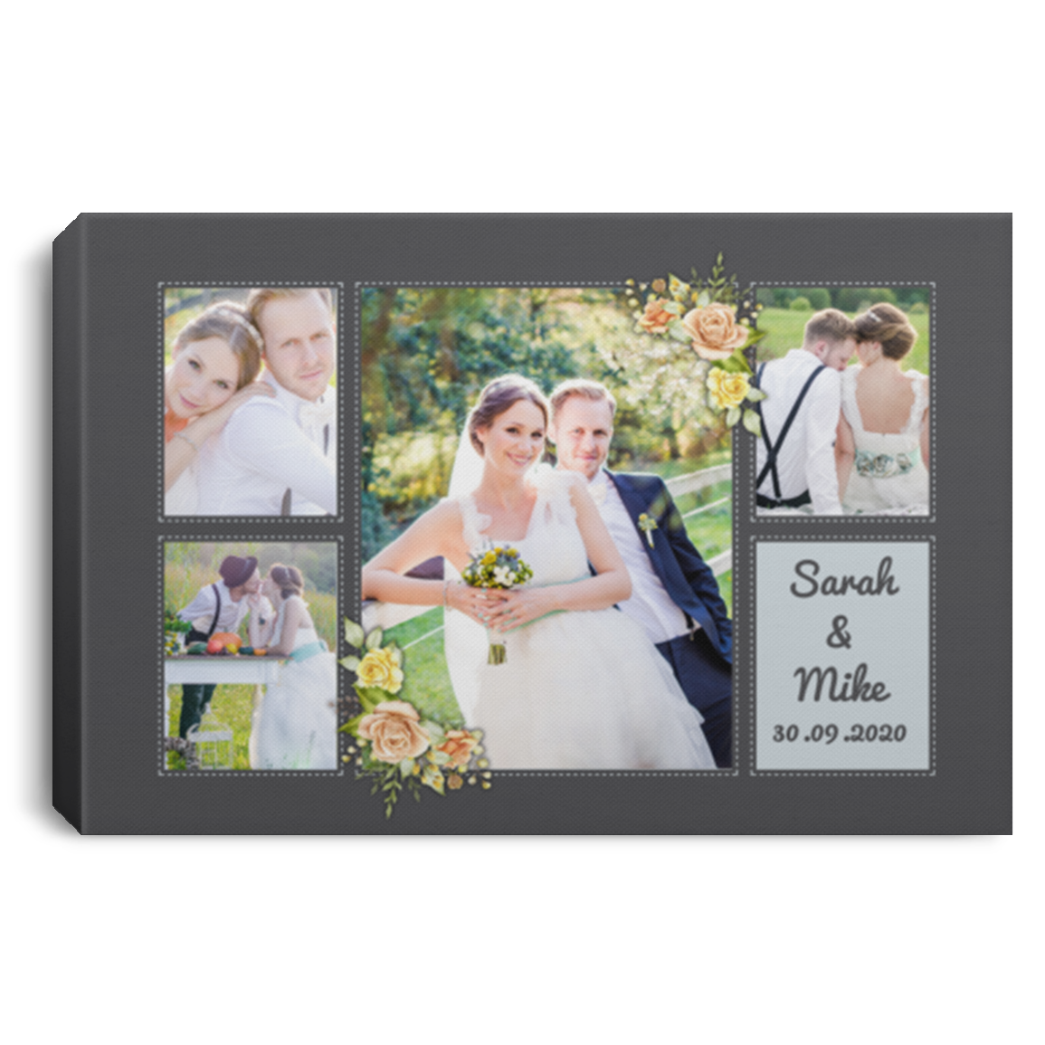 Personalized Photo Wedding Anniversary Gift for Him Framed Canvas Prints - Unframed Poster, White, 0.75'' Framed Canvas Personalized Photo Wedding Anniversary Gift for Him Framed Canvas Prints - Unframed Poster, White, 0.75'' Framed Canvas