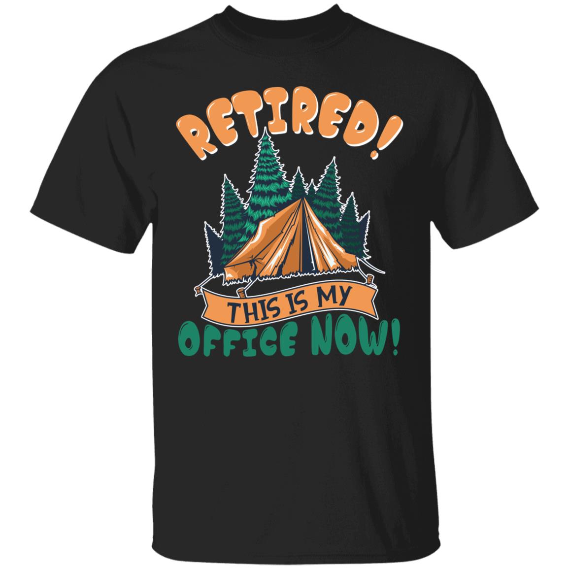 Retired Tshirt, Black, Unisex T-Shirt