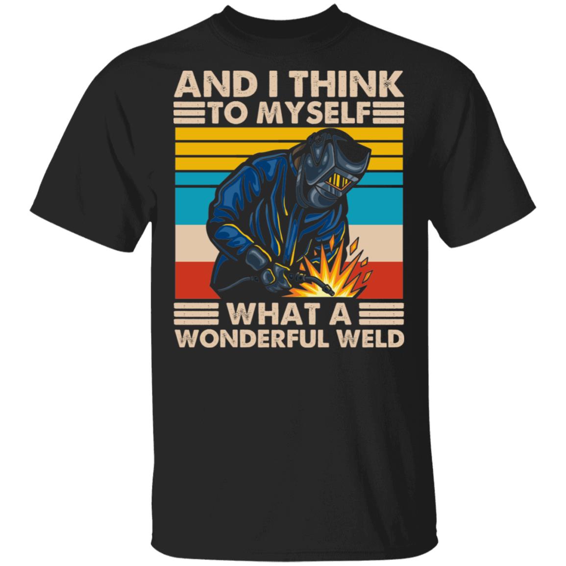 And I Think To Myself, Black, Unisex T-Shirt