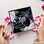 2KT. What If I Fall Oh But Darling(4) Interlocking Hearts Necklace 5