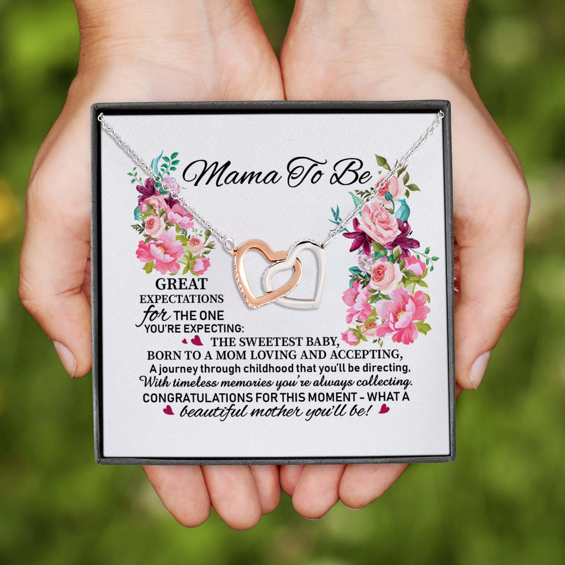 1KNG. Great expectations (7) Interlocking Hearts Necklace