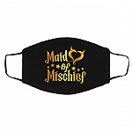 Maid Mask, Black, fma-med-lg-face-mask-cloth-face-cover-medium-large