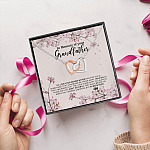 10VT. Memory Of Your Grandfather Interlocking Hearts Necklace 5