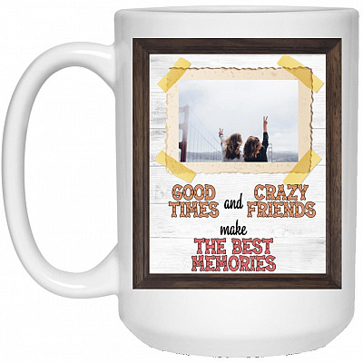 15 oz. White Mug