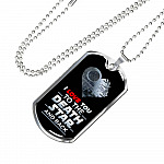 I Love You to The Death Star and Back Dog Tag Pendant Necklace Valentine's Gifts for Him - Dog Tag (Silver) I Love You to The Death Star and Back Dog Tag Pendant Necklace Valentine's Gifts for Him - Dog Tag (Silver)