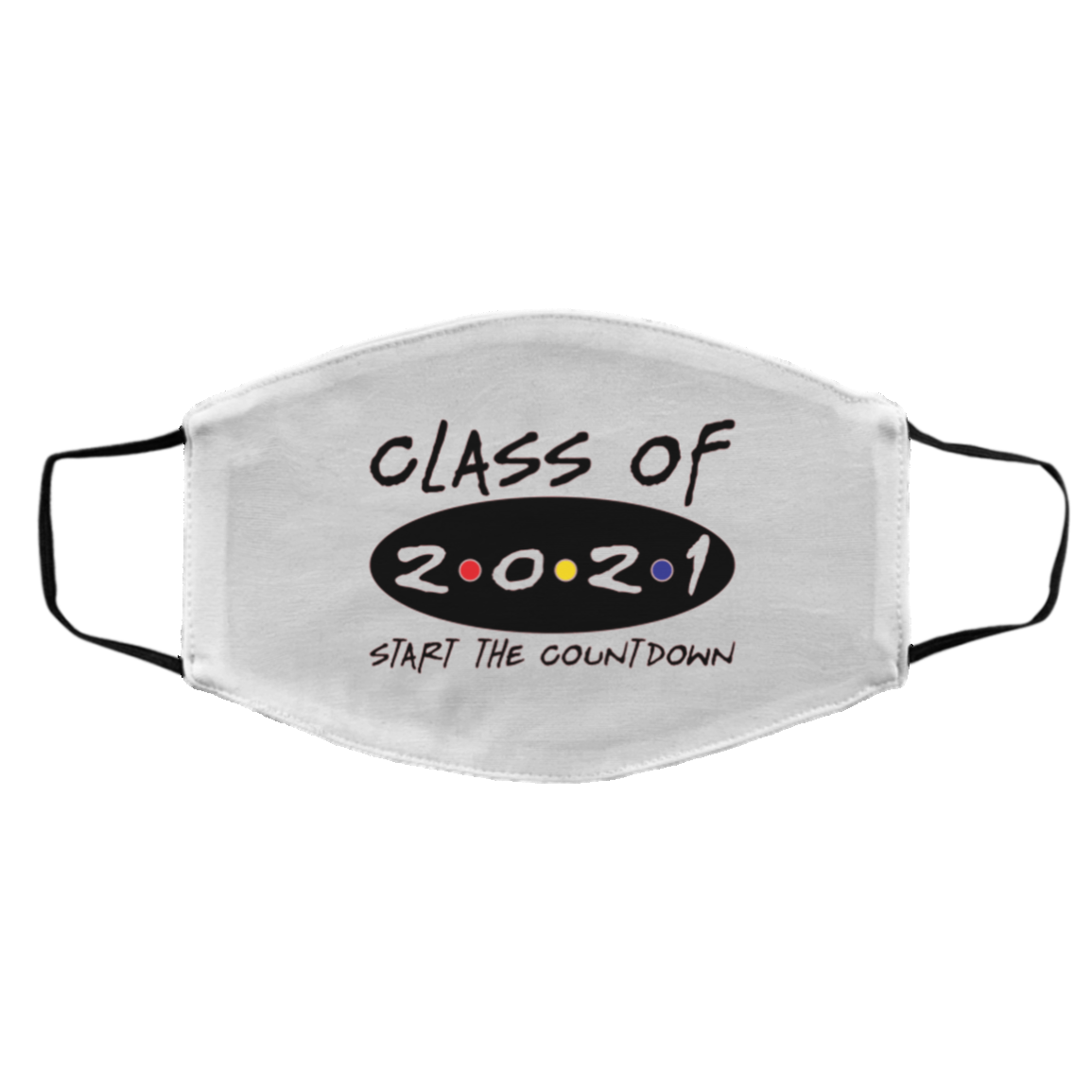 Class of 2021 Start the Countdown Graduation Gifts Washable Reusable Custom Printed Cloth Face Mask Cover, White, Cloth Face Cover – Medium/Large Class of 2021 Start the Countdown Graduation Gifts Washable Reusable Custom Printed Cloth Face Mask Cover, White, Cloth Face Cover – Medium/Large