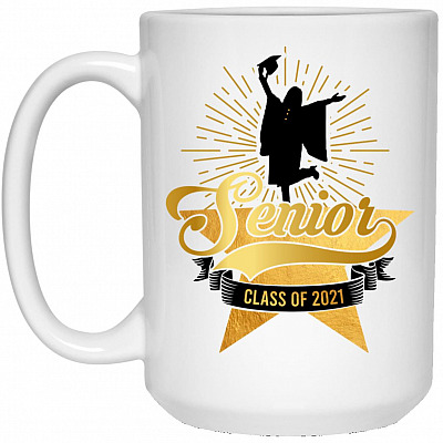 15 oz. White Mug
