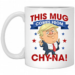 Chyna Mug, White, 11 oz. White Mug