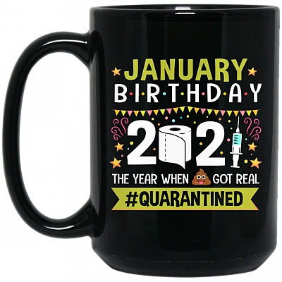 15 oz. Black Mug