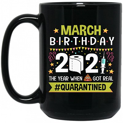 15 oz. Black Mug
