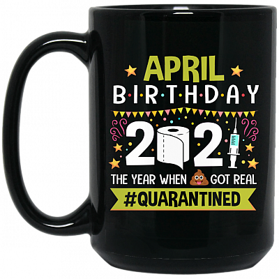15 oz. Black Mug