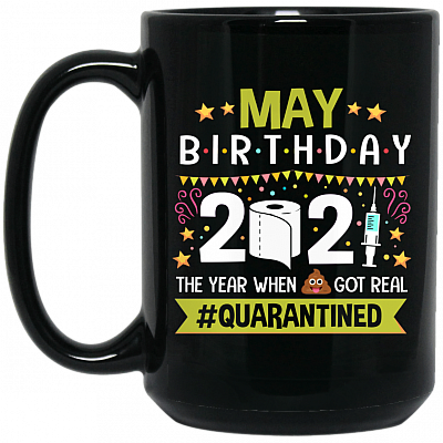 15 oz. Black Mug