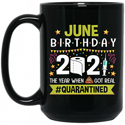 15 oz. Black Mug