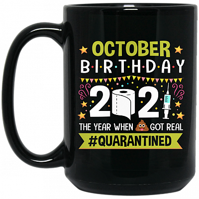 15 oz. Black Mug