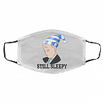 Sleepy Mask, White, Cloth Face Cover – Medium/Large