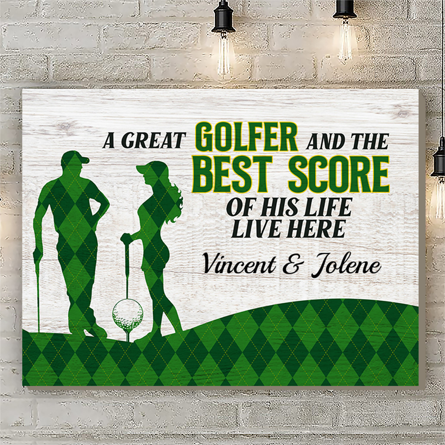 46 HG_ Golf The Best Score personalized - mk2 Playball -000000