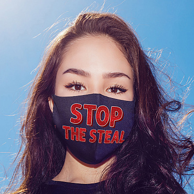 Alternative view of Stop The Steal Trump 2020 Voter Fraud Election Washable Reusable Custom Printed Cloth Face Mask Cover