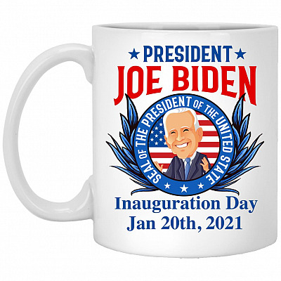 President Joe Biden, White, 11 oz. White Mug