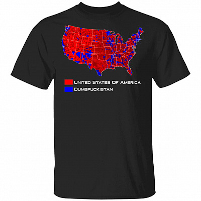Dumpfuckistan T-Shirt - Funny Election Shirt, Black, Unisex T-Shirt