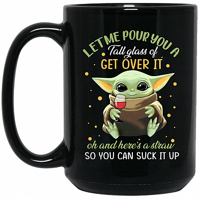 15 oz. Black Mug