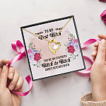 To My Best Bitch You're My Favorite Bitch To Bitch About Bitches With Forever Love Heart Pendant Necklace