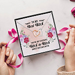 8Th. Best Bitch card (4) Interlocking Hearts Necklace 5