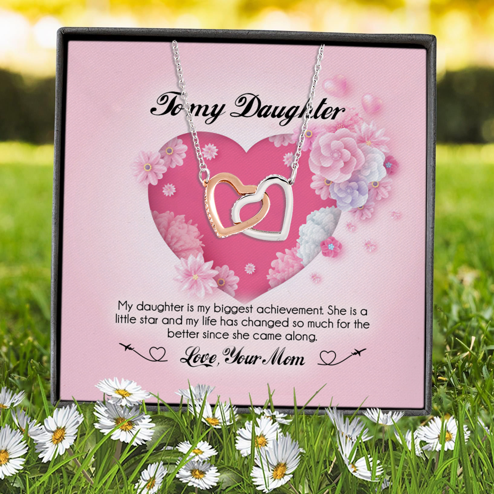 11Th. Biggest Achievement Interlocking Hearts Necklace 7