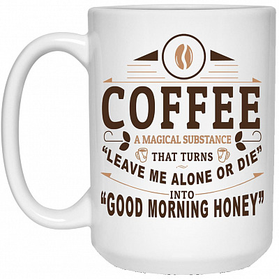 15 oz. White Mug