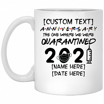 Personalized Anniversary The One Mug, White, 11 oz. White Mug
