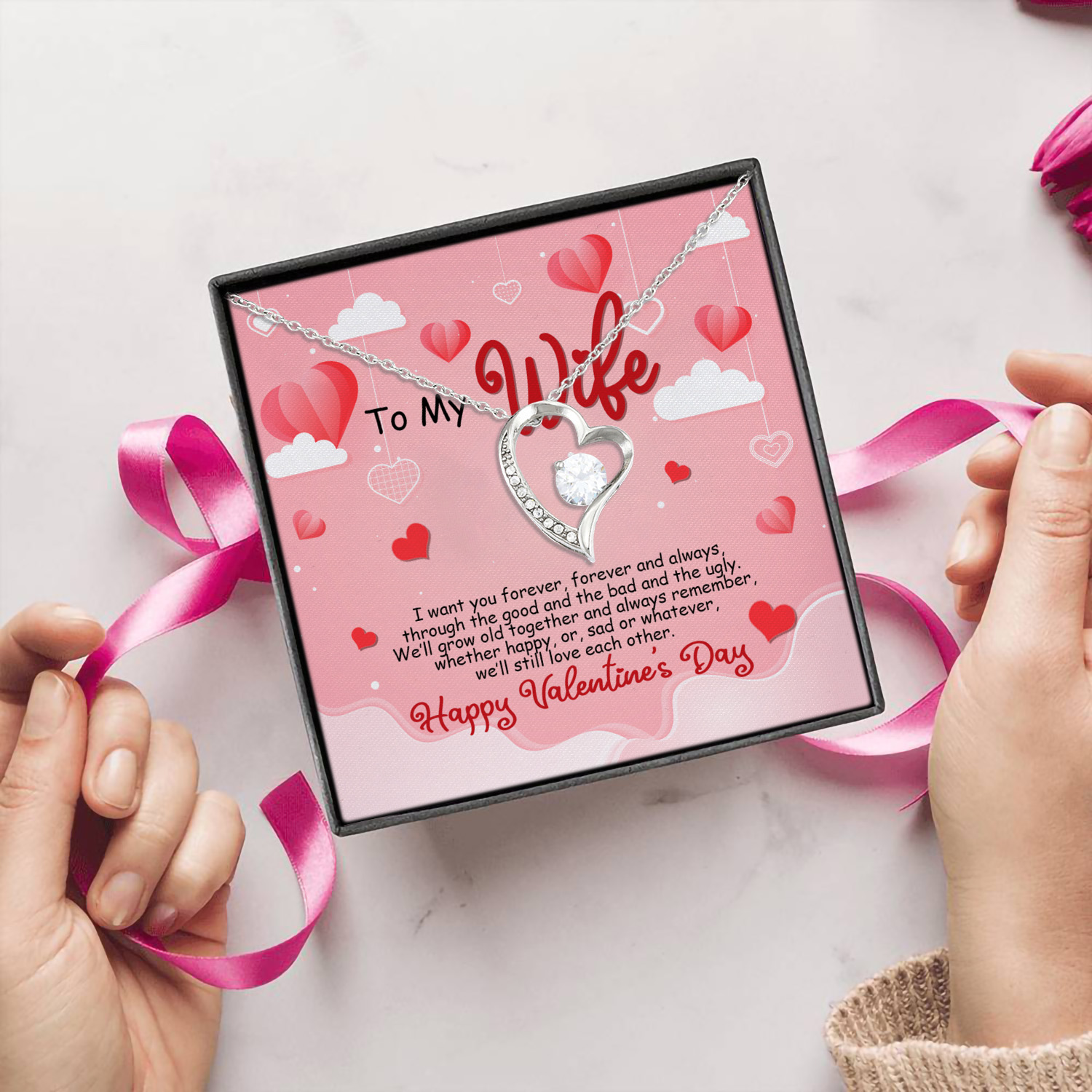 13Th. Want You Forever(5) Forever Love Necklace (Silver) 5