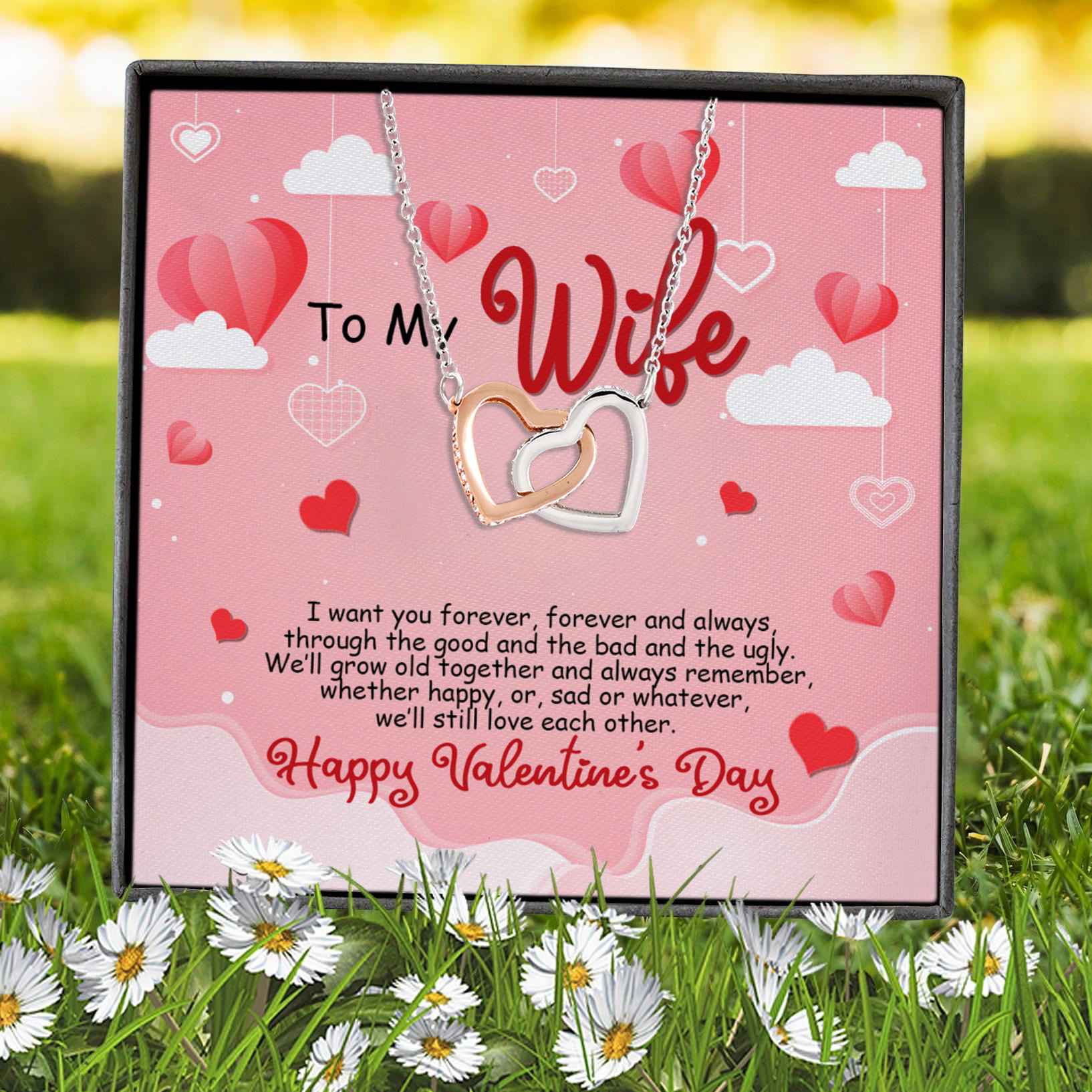 13Th. Want You Forever(5) Interlocking Hearts Necklace 7