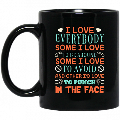 11 oz. Black Mug