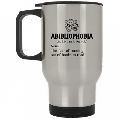 14 oz. Silver Travel Mug
