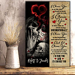 8VT. I Choose You Skull Couple Personalized mk2